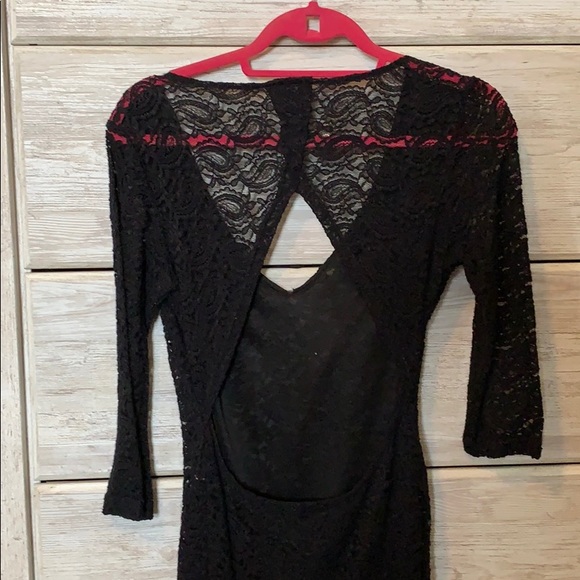 Black Lace Dress - Picture 2 of 2